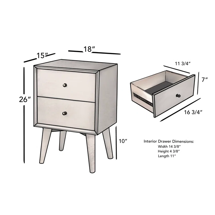 Williams Storage End Table