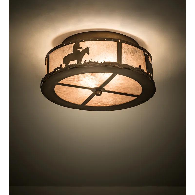 Meyda Lighting Mica Flush Mount
