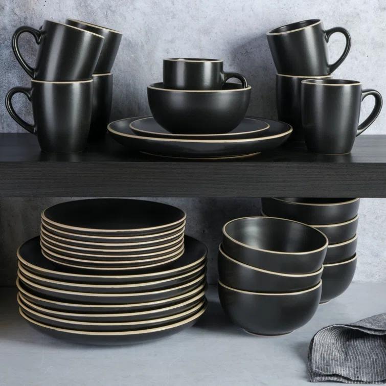 Gibson Gibson Home Rockaway 32 Piece Dinnerware Set