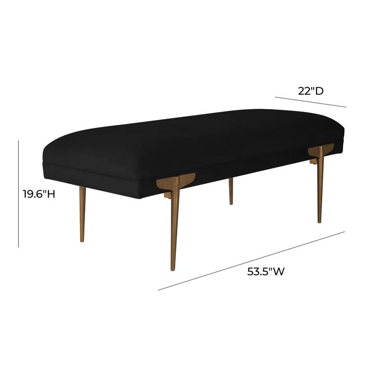 Amplitude 54" Velvet Bench
