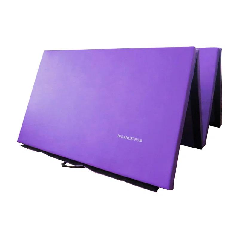 BalanceFrom Fitness BalanceFrom Fitness All Purpose Folding Gymnastics Gym Exercise Mat for Yoga, Aerobics, Pilates, and Martial Arts
