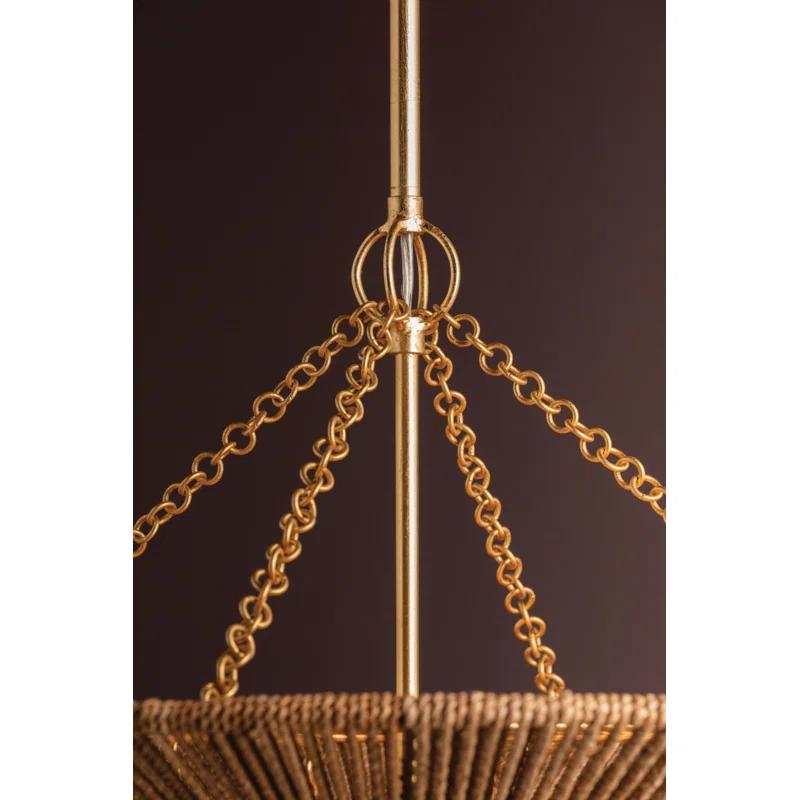Anaya Chandelier - Natural / 30" Dia