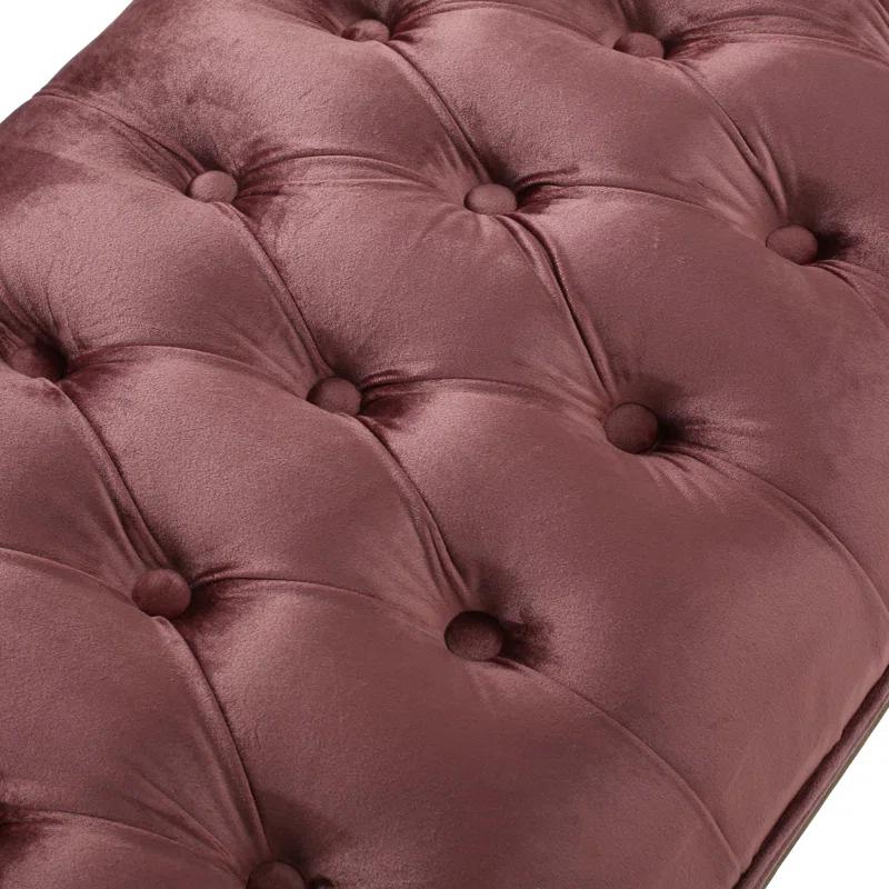Ophelia & Co. Orndorff Velvet Upholstered Bench