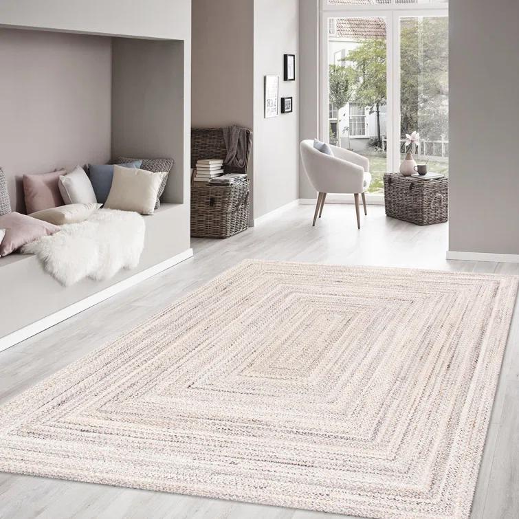 Lagos Hand Knotted Geometric Indoor / Outdoor Rug