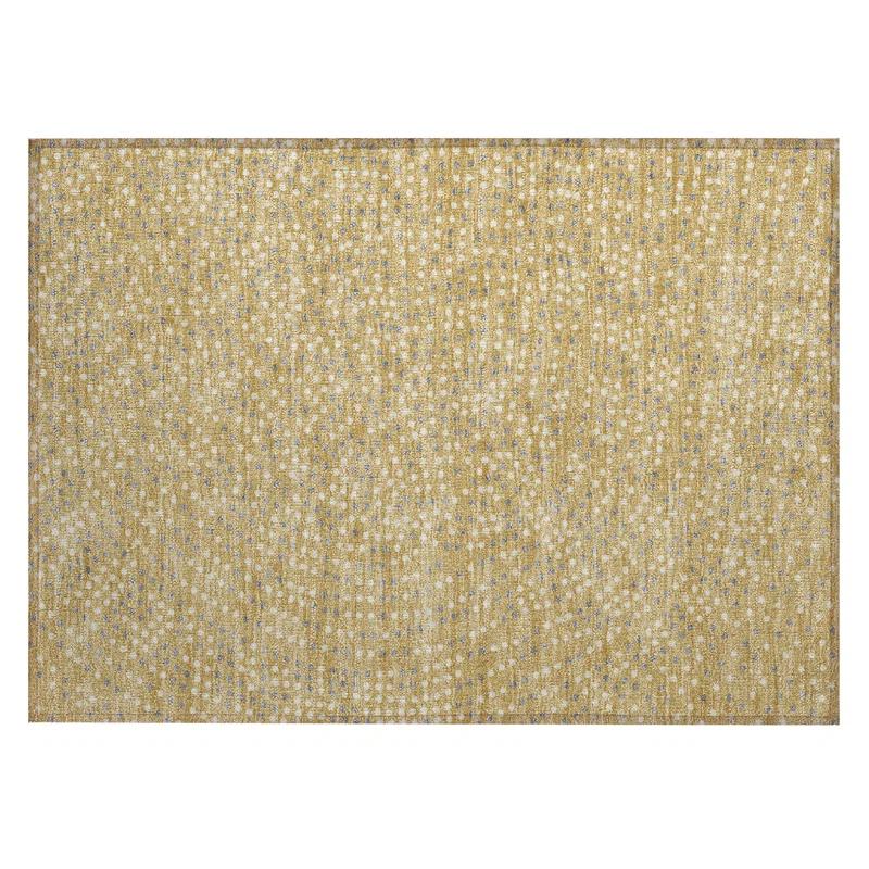 Machine Washable Indoor/Outdoor Chayden ACN1021 Taupe 1'8" x 2'6" Rug