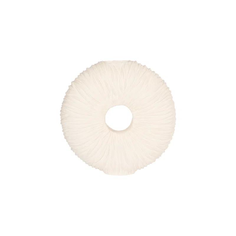 Phillips Collection Waves Off White 28" Indoor / Outdoor Resin Floor Vase