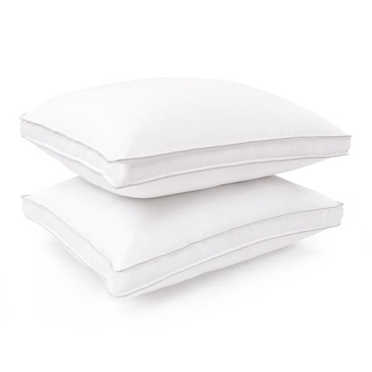 Wayfair Sleep™ Polyester Hypoallergenic Gusset Medium Support Pillow (Set of 2)