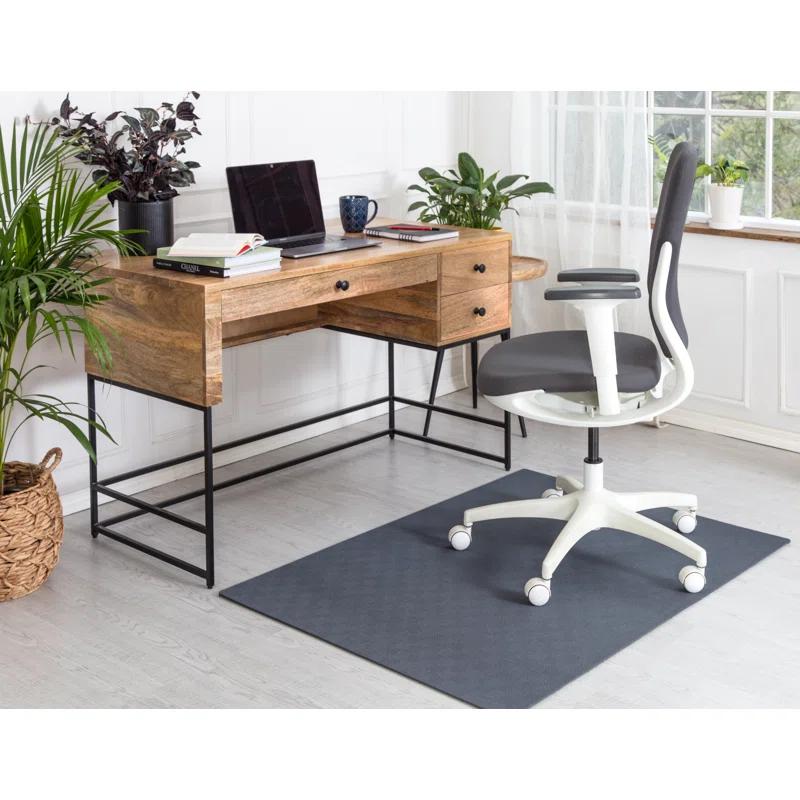 Anji Mountain Beluga Non-Skid Low Medium Pile Carpet Chair Mat