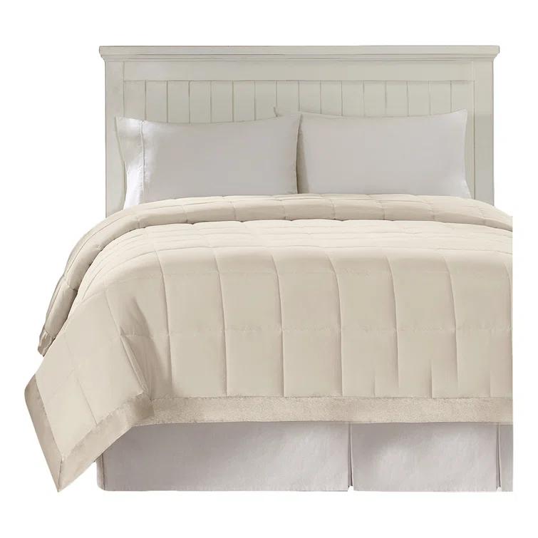 Madison Park Lightweight Down Alternative Blanket with Satin Trim