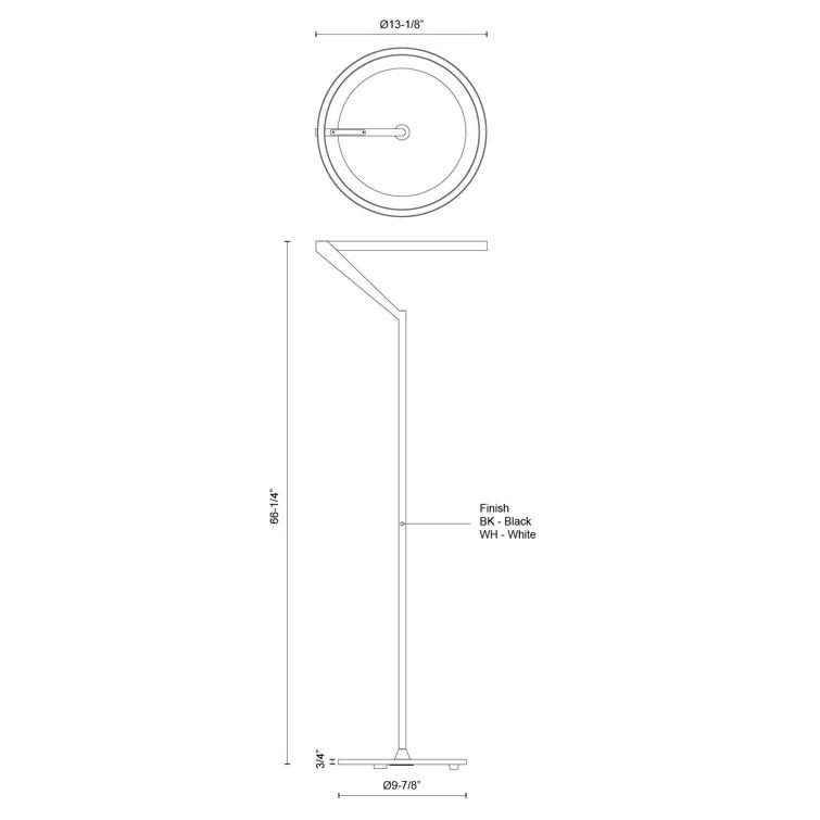 Kuzco Lighting Roda 13-In LED Floor Lamp