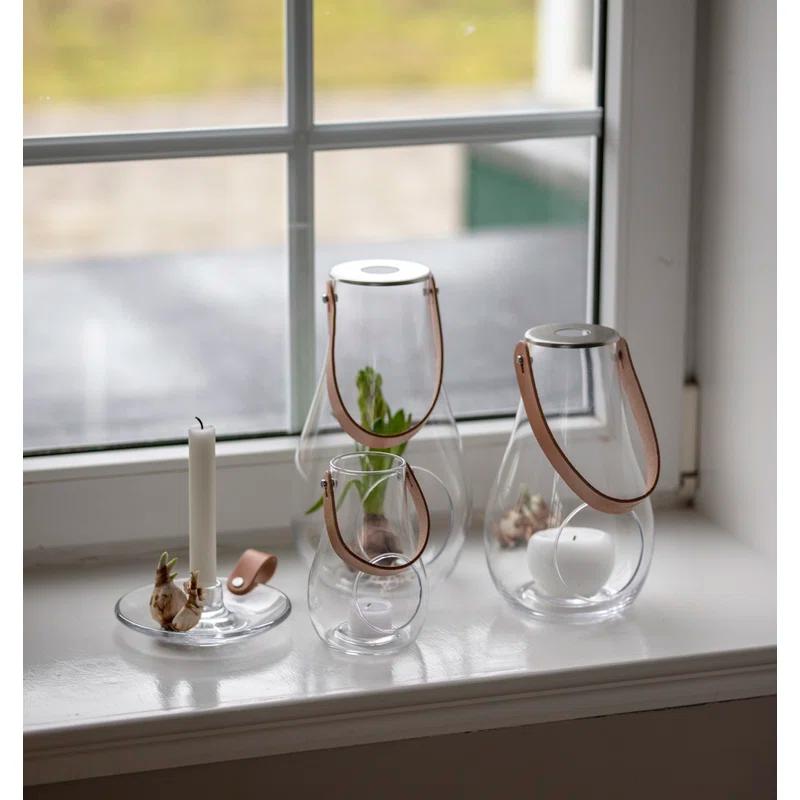 Glass Tabletop Lantern
