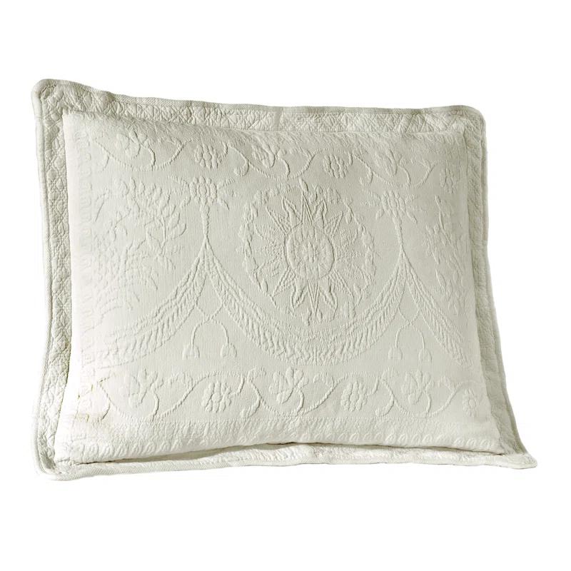 Historic Charleston King Charles Matelasse Cotton Pillow Sham