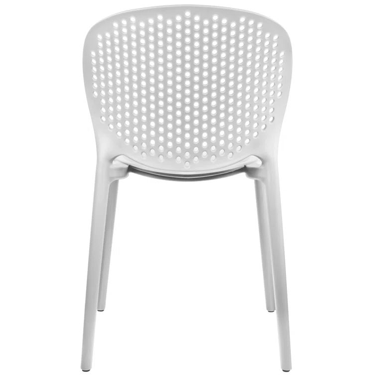 2xHome Set Of 2 Modern Plastic Pool Side Armless Dining Chair & Reviews | Wayfair