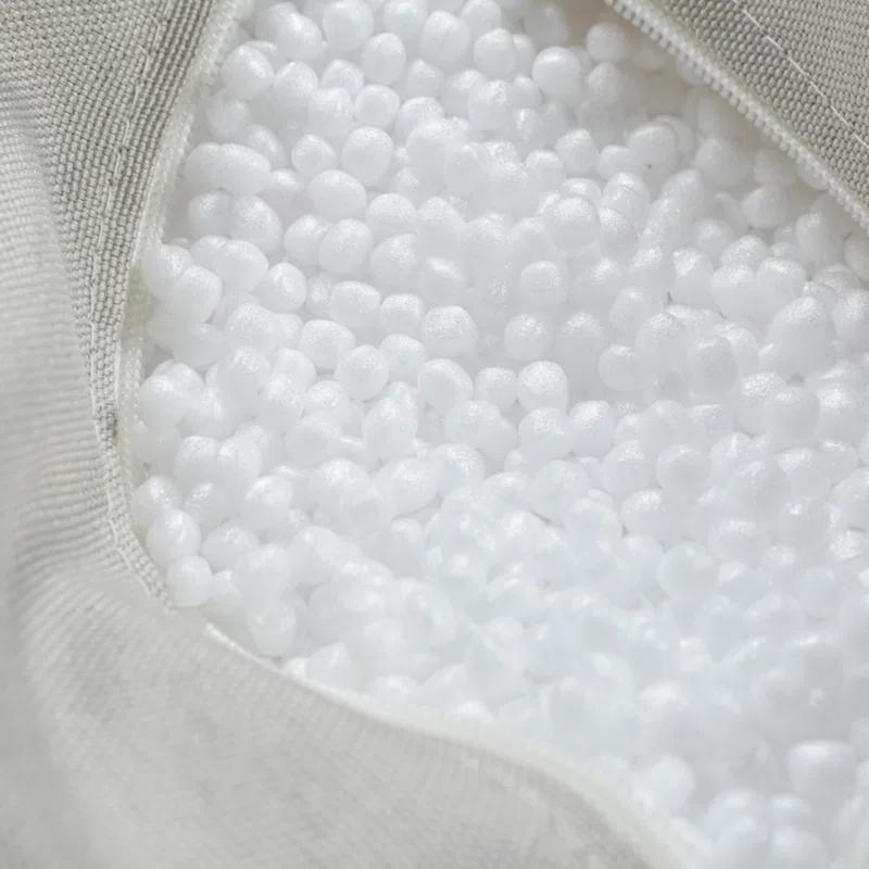 Orren Ellis Pouf 20" Luxury Oversized Bean Bag Cube Ottoman, Colorpop Multicolored Embroidery