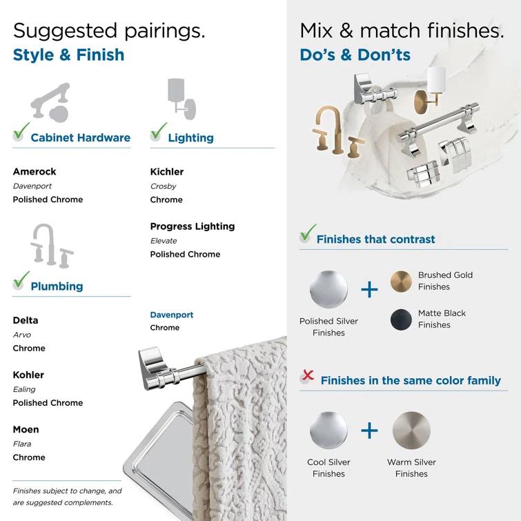 Amerock Davenport Wall Mounted Robe Hook BH3605026