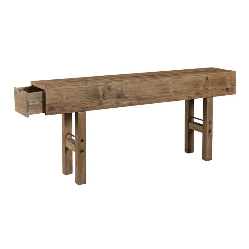 Furniture Classics Hidden 84'' Solid Wood Console Table