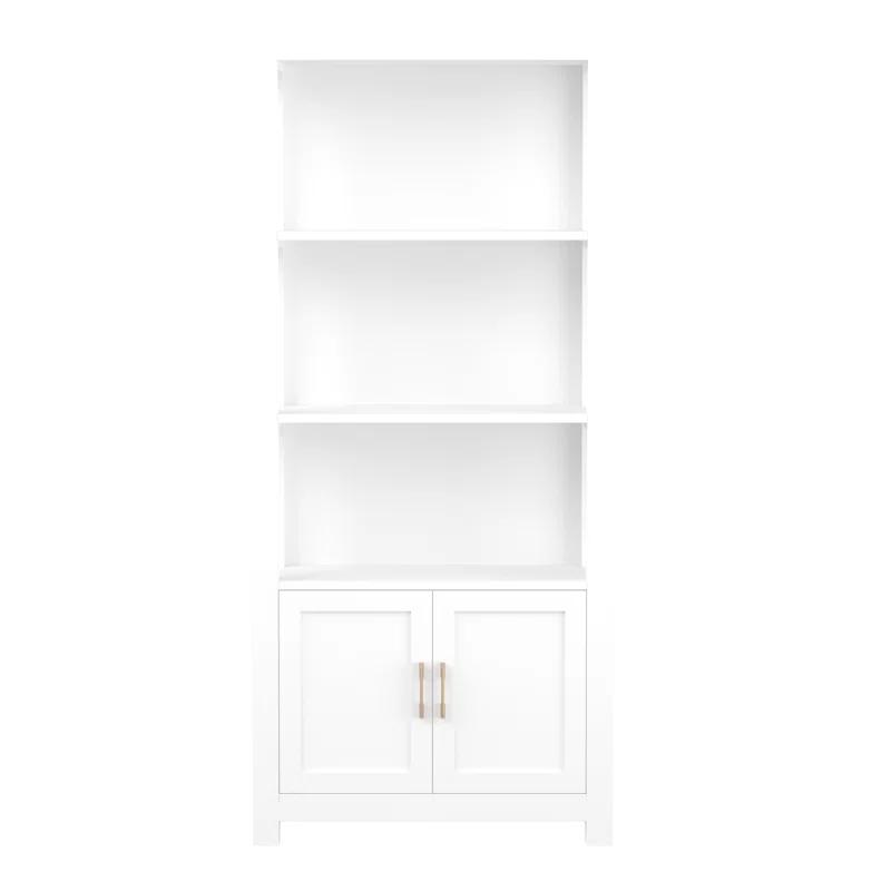 Martha Stewart Teague Martha Stewart 68" Shaker Bookcase with Storage Cabinet