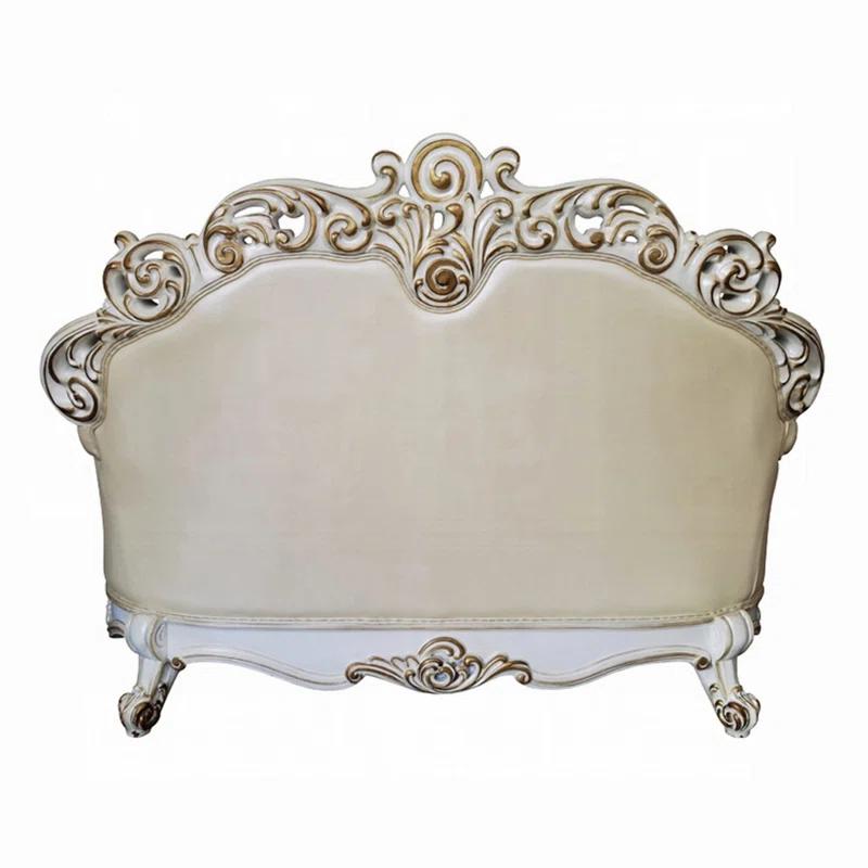 A&J Homes Studio Vendome 69.6'' Faux Leather Loveseat