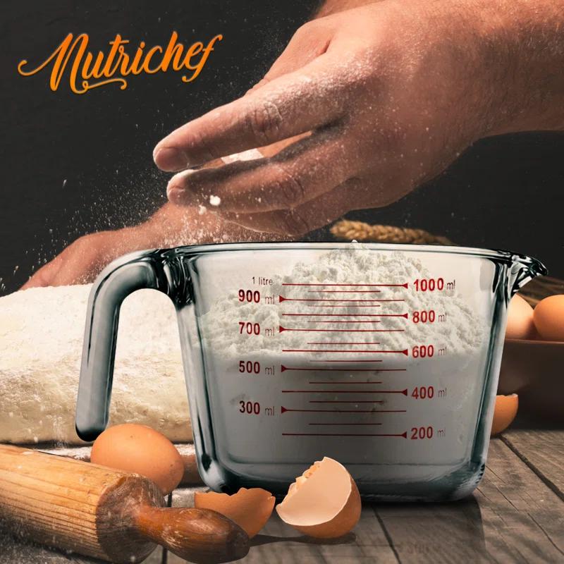 NutriChef NutriChef Glass Measuring Cup