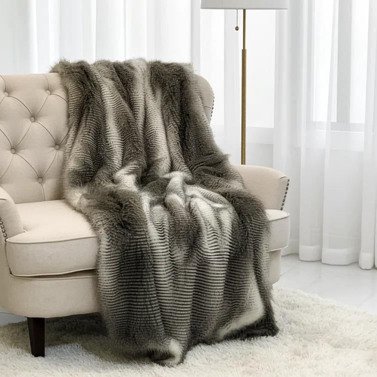 Plutus Brands Alaskan Hawk Handmade Throw Blanket