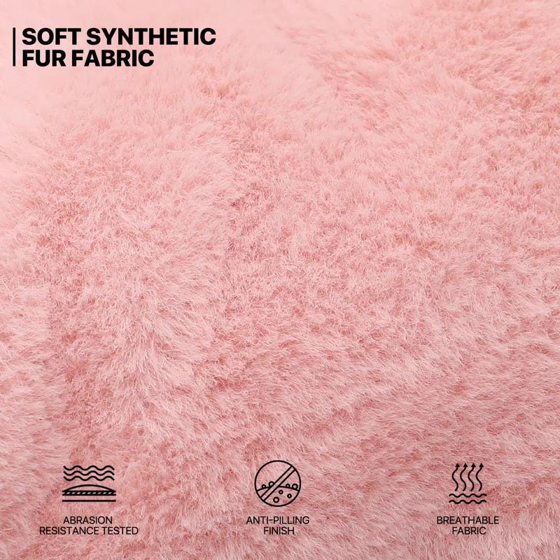 Mercer41 Amey Foldable Round Saucer Chair Portable Dorm Chair Lounge Chair Accent Chair for Bedroom Living Room