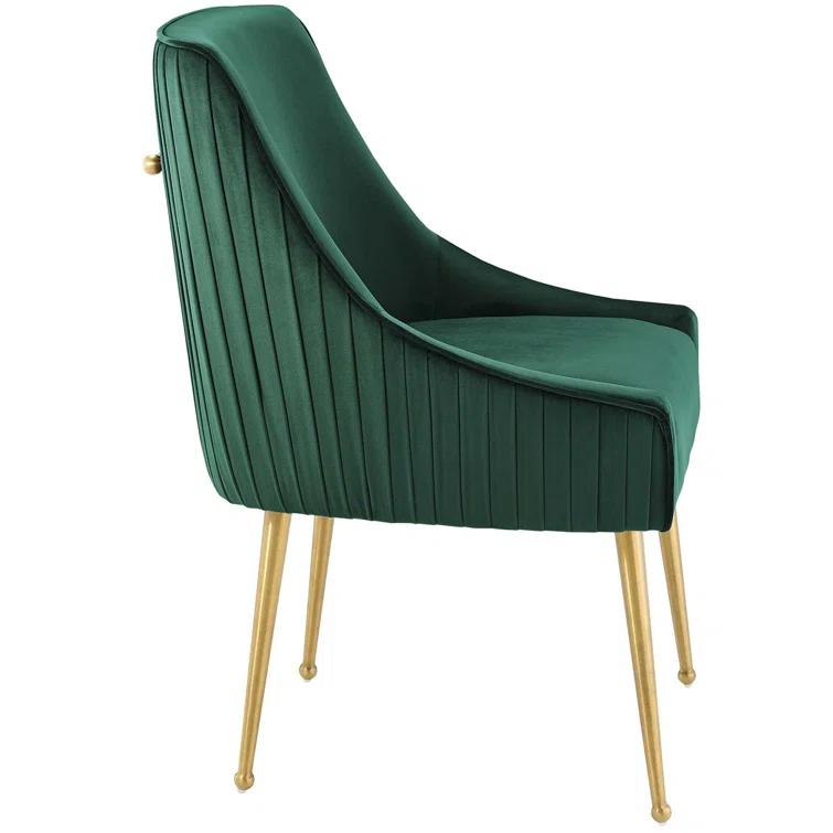 Modway Discern Pleated Back Upholstered Performance Velvet Dining Chair by Modway