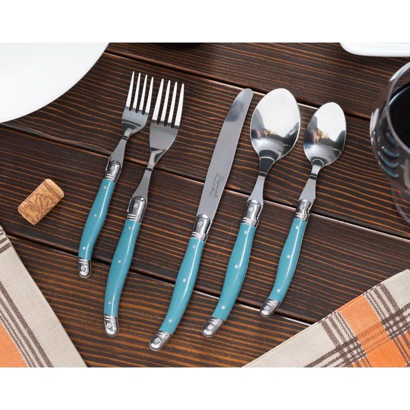 French Home French Home Laguiole 20 Piece Stainless Steel Flatware Set, Service for 4 (Set of 20)
