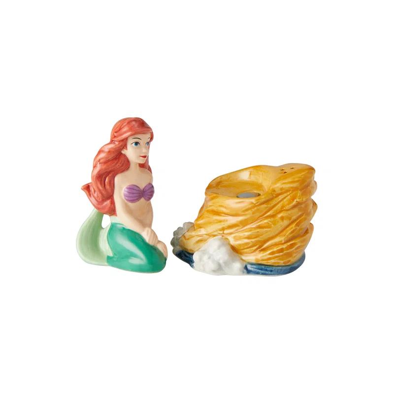 Department 56 Ariel on Rock Salt and Pepper Shaker Set 3.9in H