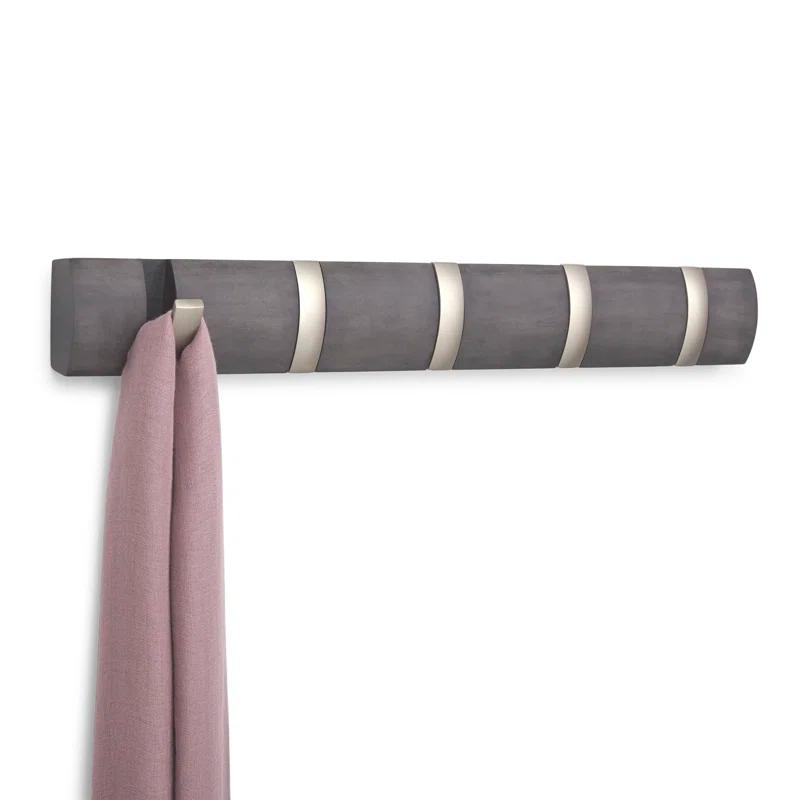Flip 5 - Hook Solid Wood Coat Rack