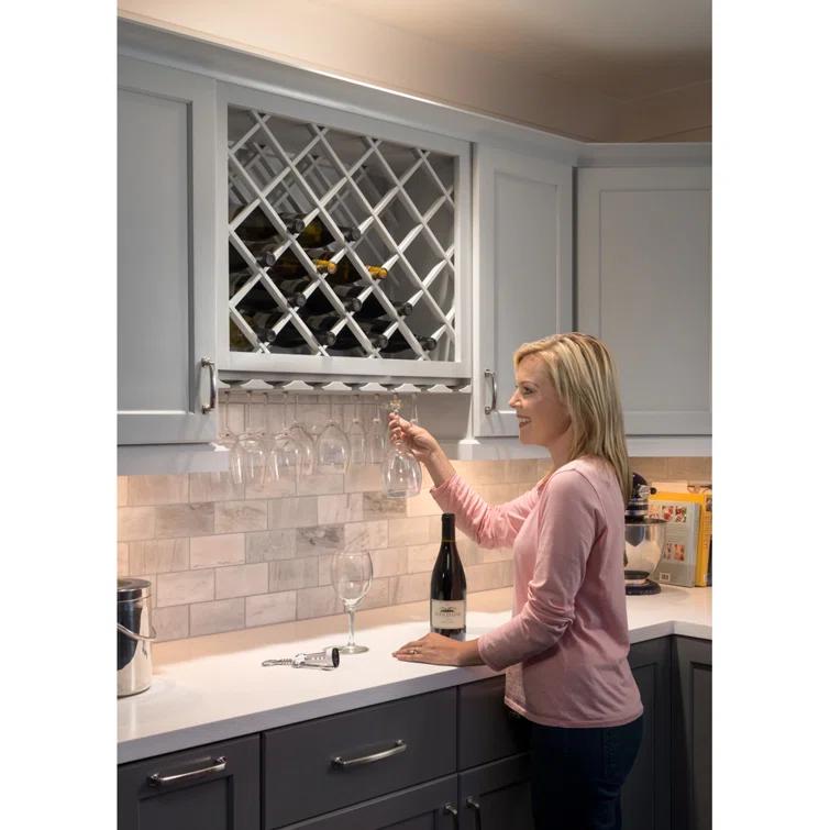 Hardware Resources Hard Maple 24" x 30" Wine Lattice Rack & Reviews | Wayfair