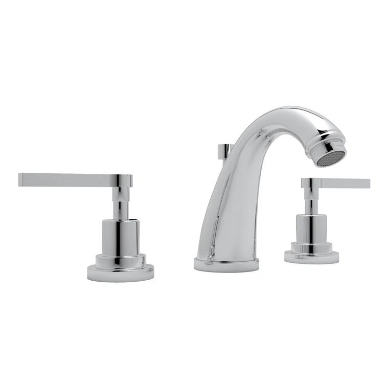 Lombardia Widespread Lavatory Faucet With C-Spout