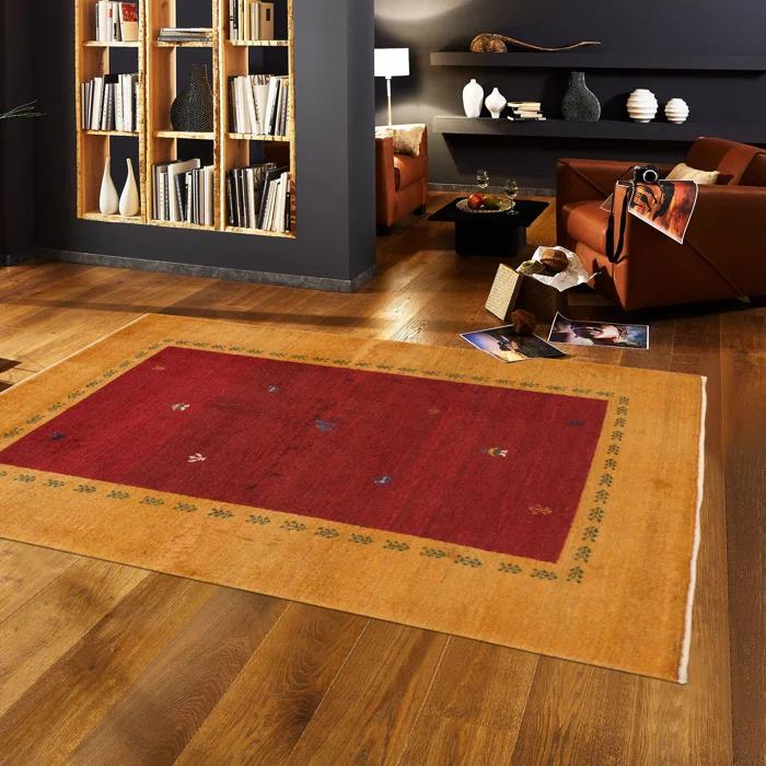 Pasargad Tribal One-of-a-Kind 3'5" X 4'9" New Age Wool Area Rug in