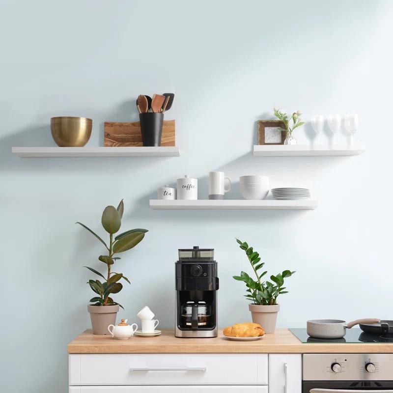 Delta Design 2 Piece Wall Shelf Set (Set of 2)