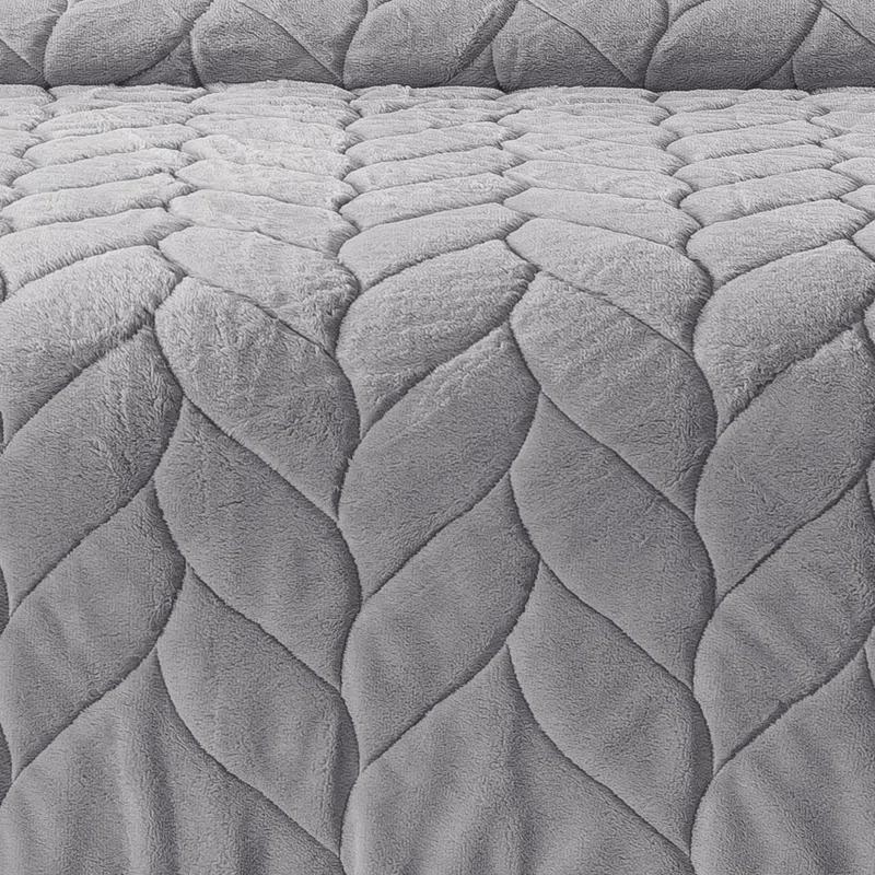 Waverly Cozy Gray Down Alternative Throw