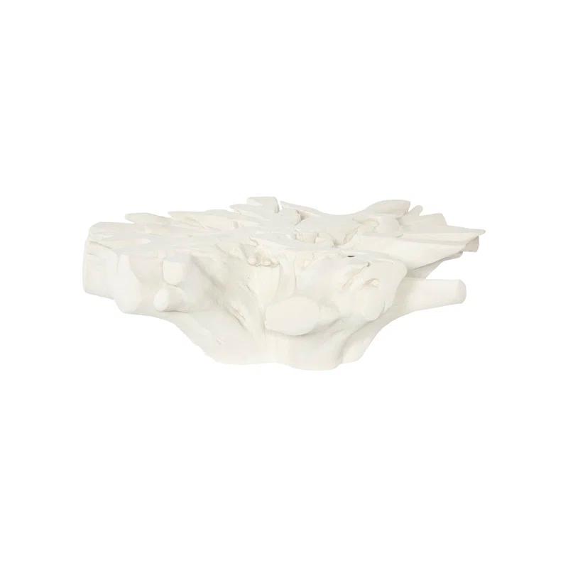 Phillips Collection White Stone Coffee Table