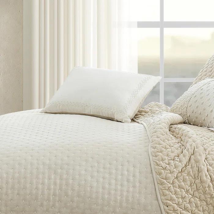 DKNY Pure DKNY Pure Border Embroidery 14In X 20In Decorative Pillow Birch