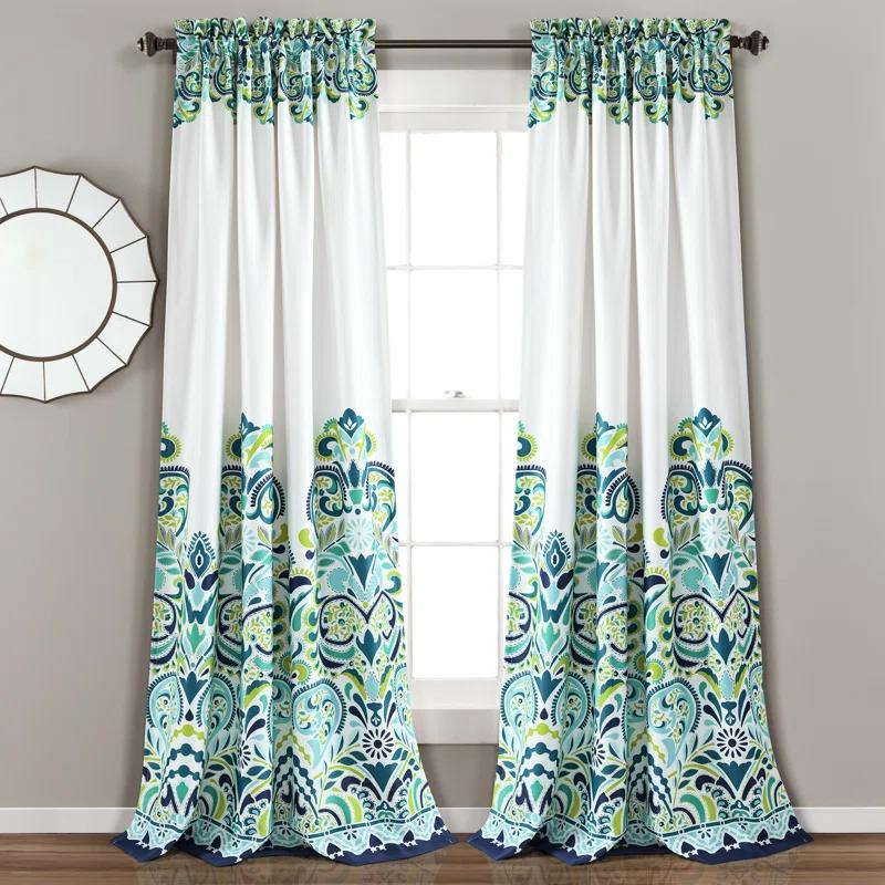 Lush Decor Polyester Room Darkening Curtain Pair (Set of 2)