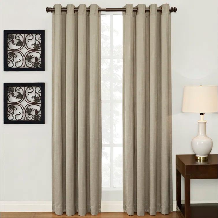 Style Decor Ashton Room Darkening Curtain Single Panel