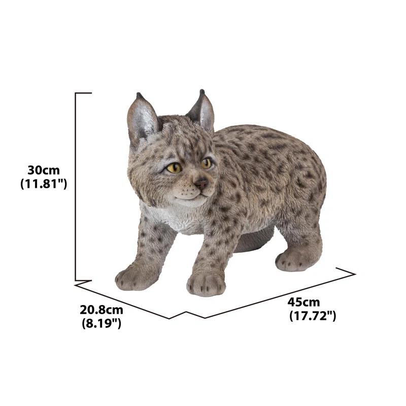 Hi-Line Gift Ltd. Lynx Kitten Statue