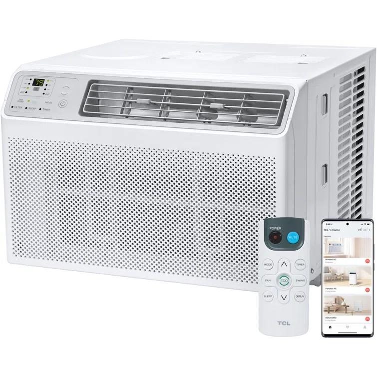 TCL TCL 8000 BTU Wi-Fi Connected Window Air Conditioner with Remote Included