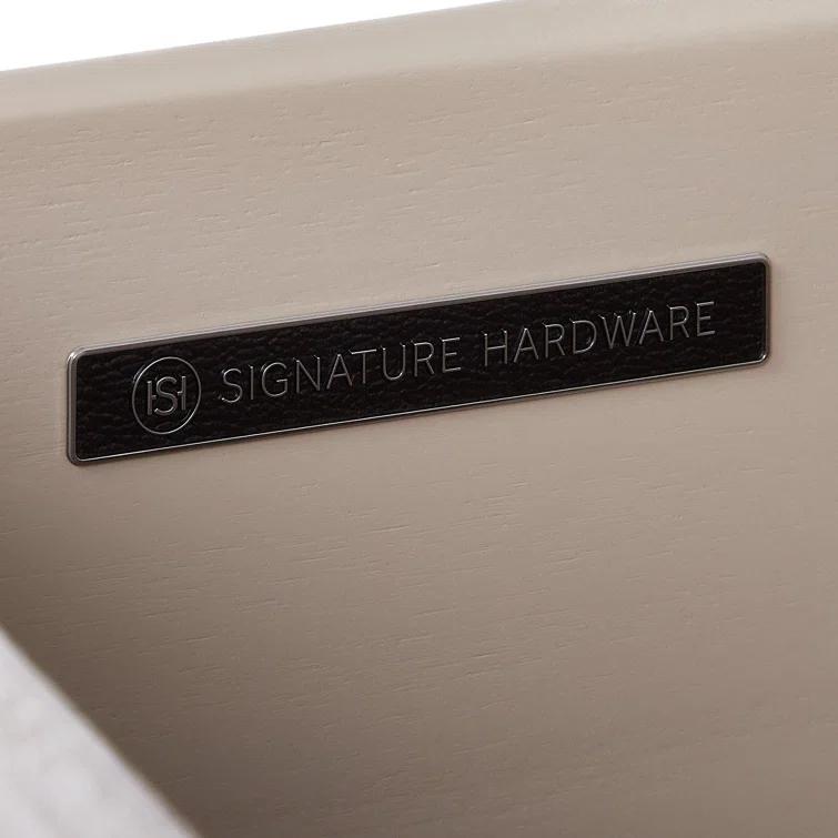 Signature Hardware 36" Robertson Single Bathroom Vanity Set with Oval Undermount Sink
