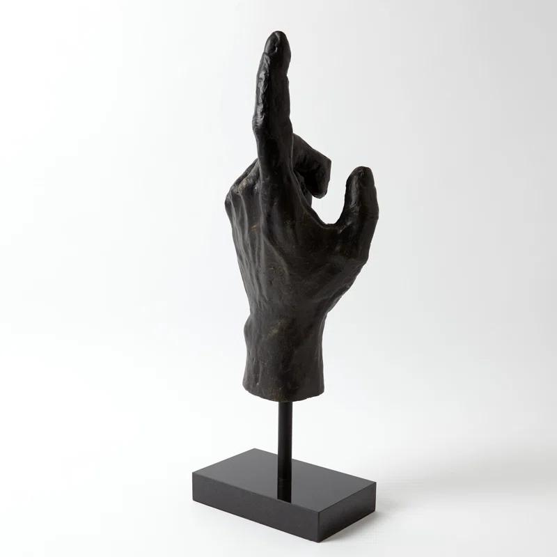 Global Views Hand Sculpture-Upward Hand