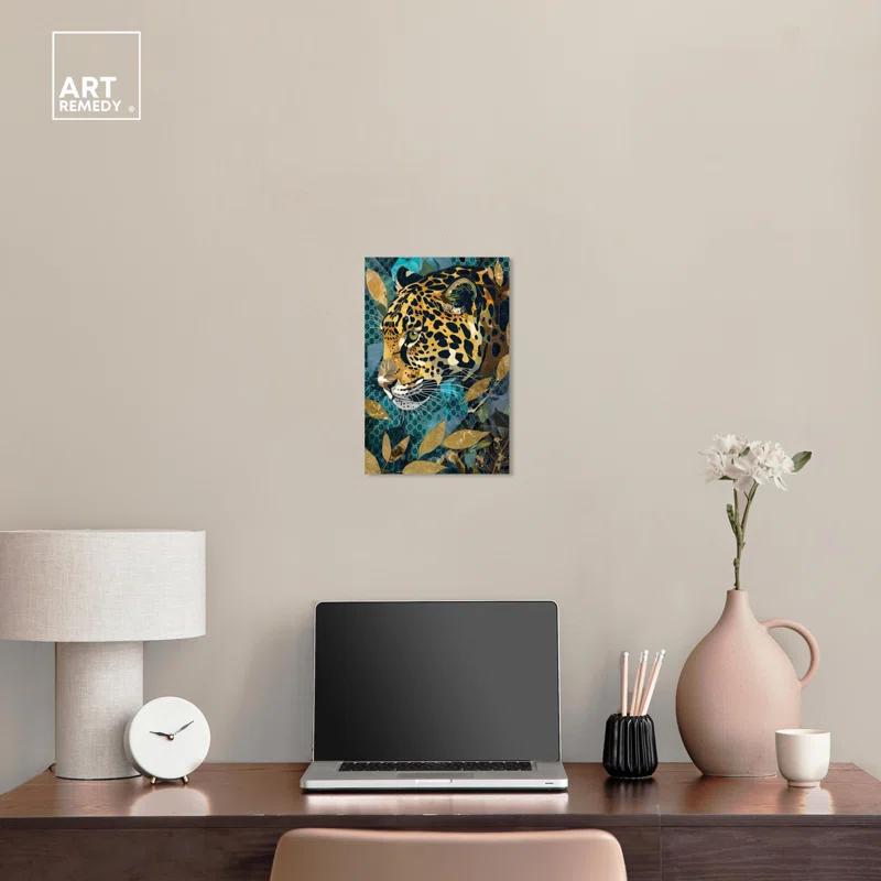 Art Remedy Enter Cheetah Canvas Miami Inspired Art Prints by Art Remedy