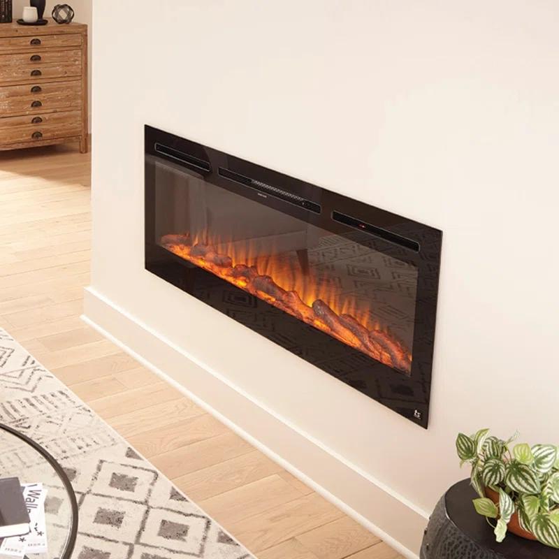 Touchstone The Sideline Electric Fireplace for Recessed or Wall Mount Installation
