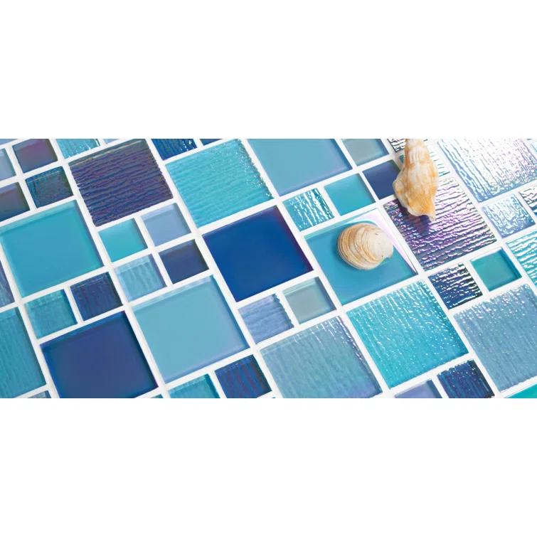 WS Tiles® Reflections Artista Glass Versailles Mosaic Sheet Tile