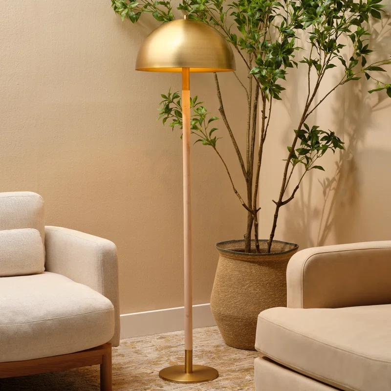 Standish Floor Lamp - Brass