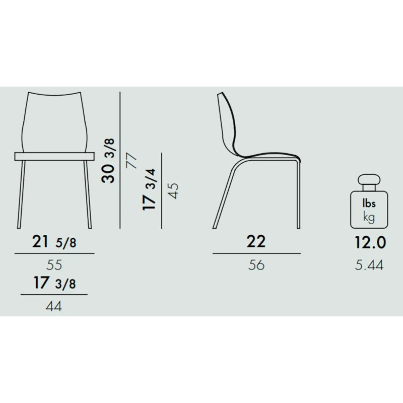 Maui Soft Noma Chair (Set of 2)