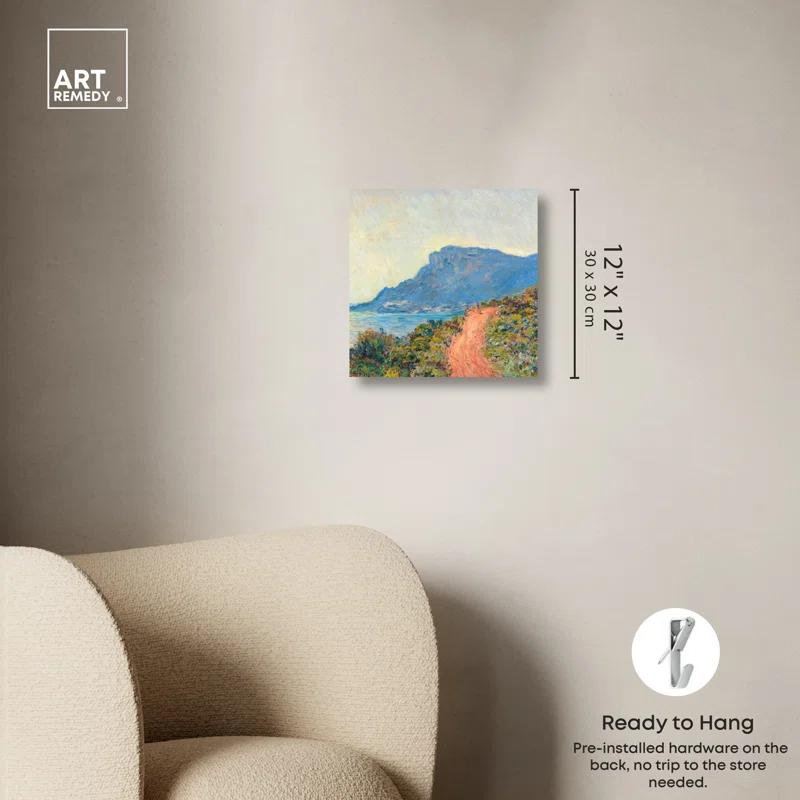 Art Remedy Monet's Monaco Coastal Wall Art by Art Remedy