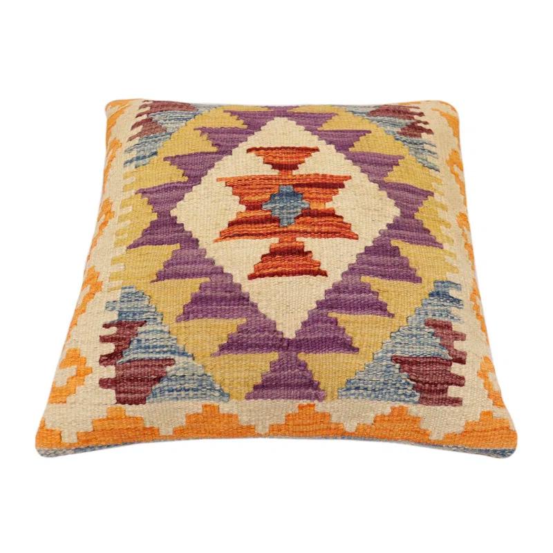 Tribal Kilim Pillow Geometric Throw Pillow