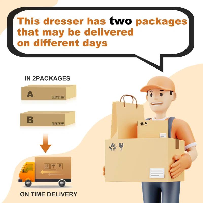 Charlton Home® Dresser For Bedroom With 9 Drawers